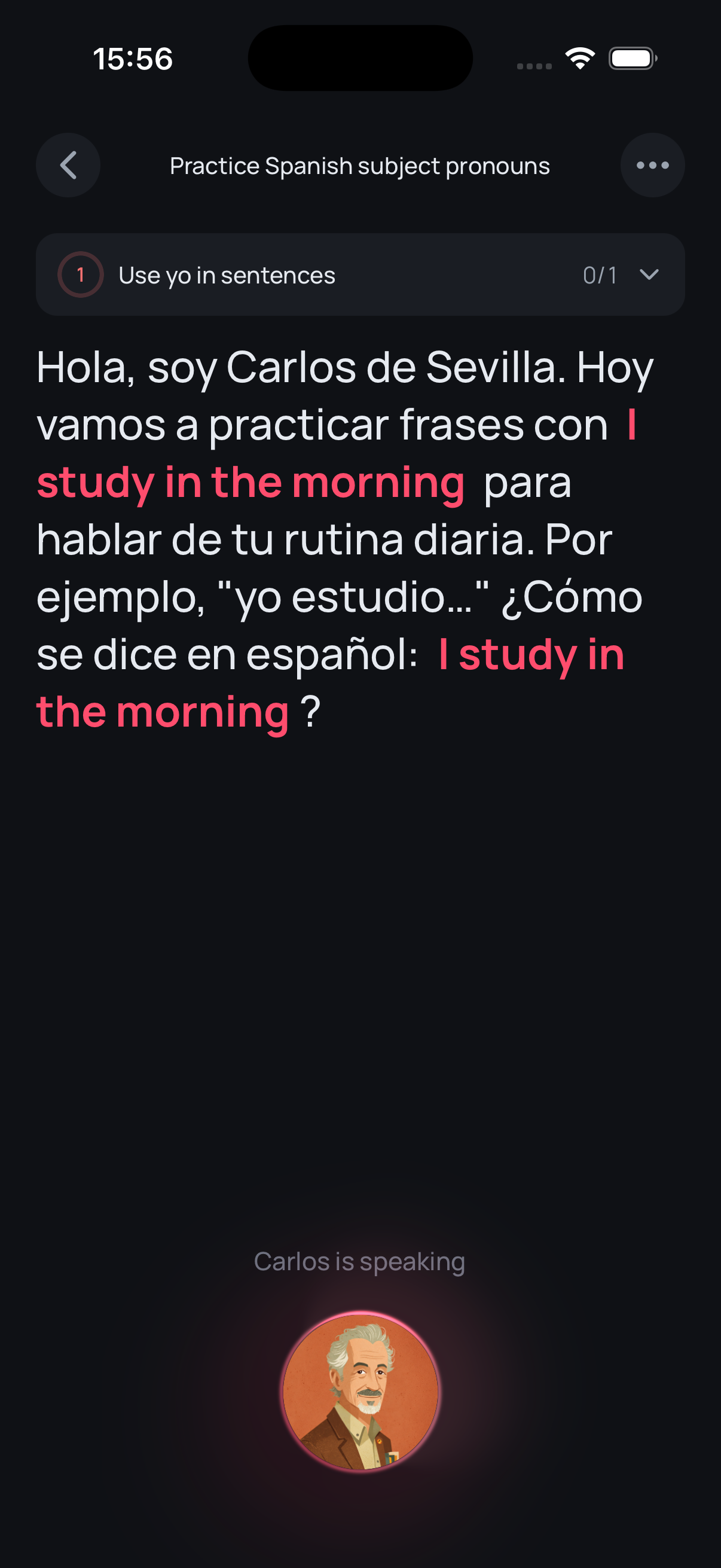 Conversation interface